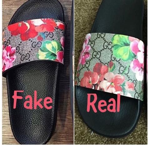 fake gucci slides buy|how to authenticate gucci shoes.